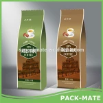 Quality Assurance White Plastic Black Foil Stand Up Heat Sealable Tea Coffee Sachet Packages Set Bag With Zipper