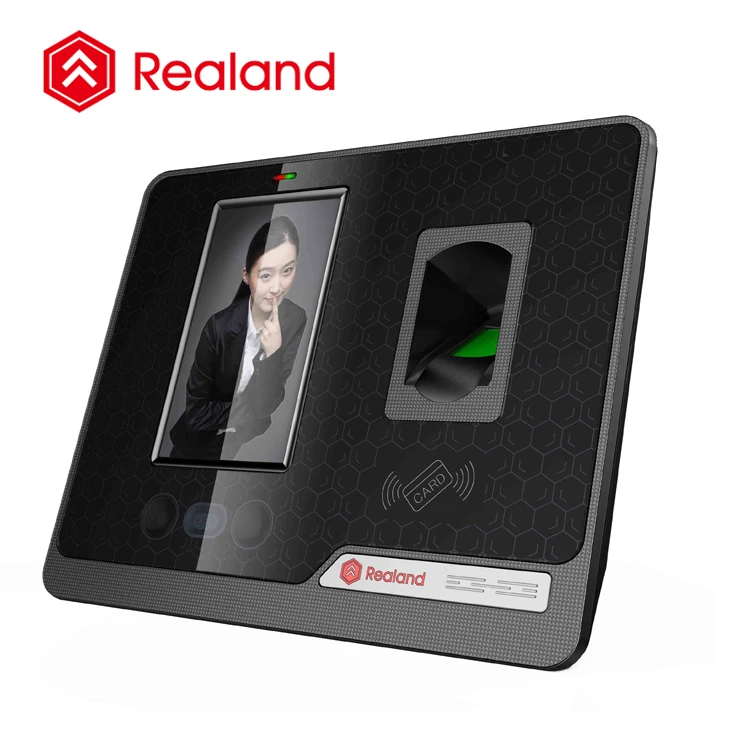 Realand G505  Smart Access Control System Face &amp; Fingerprint Recognition Time Attendance Clock Biometric Device