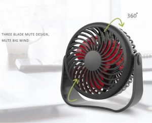 rechargeable battery personal Cooling Desktop Fan USB Powered Desk Fan Perfect for Home Office and Any Desktop Area
