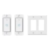 Remote Control Voice Control switch 2pack smart light switch work with Alexa,Google Home And  Smart Life/Tuya App