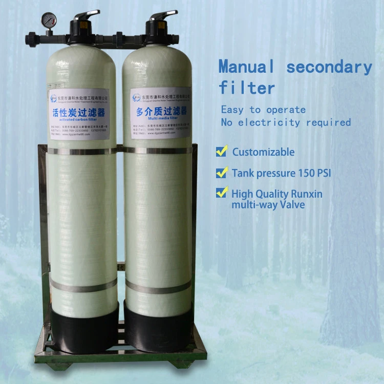 remove impurities colors odors residual chlorine manual secondary filtration whole house water purifier filter Softener