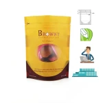 Resealable custom heat sealable plastic cashew nuts snack treat food chocolate pouches