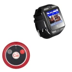 restaurant waiter calling system wireless watch pager and call button