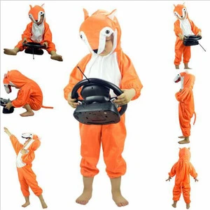 Retail Stocks Children Fox Mascot Costume Orange Fox Costume