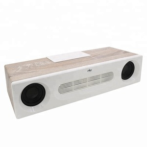 Retro Style High Sound Quality FM Radio Portable Speaker support TF Card USB Home Stereo wooden portable music player