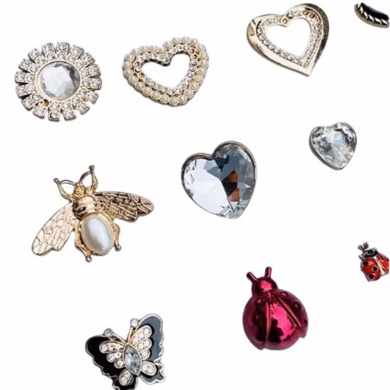 Import Rhinestone Buckle Metal Buckle Accessories Set Decorative Buckle Alloy Shoe Buckle from China