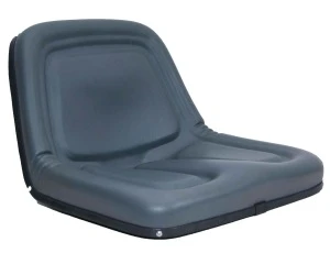 Ride on sub compact sweeper seat for cleaning equipment