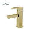 Robinet Square Lead Free Solid Brass Wash Basin Mixer Bathroom Faucet Tap