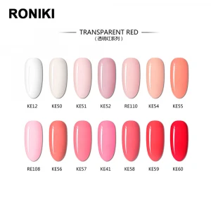 RONIKI Custom Uv gel Polish Private Label 15ml permanet nail polish
