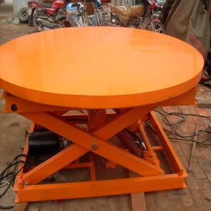 Rotating Hydraulic Scissor Lift Table Stage Lifting Platform