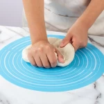 Round Non-slip Kitchen Pastry Dough Silicone Baking Mat With Measurement  kneading dough Silicon Baking Mat