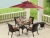 Import Royal Garden Patio Synthetic Rattan wicker Outdoor Chair granit Furniture from China