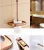 Import Rozin Brass Bathroom Accessories Set Fitting Wall Mounted Luxury Golden Toilet Brush Holder With Brush And Single Ceramic Cup from China