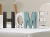 Rustic Wood HOME Decorative Sign, Standing Cutout Word Decor