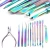 Import Safety Point Cuticle Pusher andColorful Stainless Steel Cutic Cutter Salon Gel Nail Polish Peeler Scraper Manicure Pedicure Tool from Pakistan