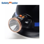 Safetymaster miners mining hard hat with led lamp