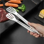 Salad server set cooking tongs kitchen tools food ice snake barbecue tongs