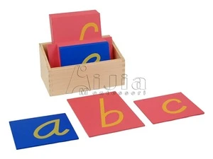 Sandpaper Letter Tracing Tray,Montessori teaching resource,Montessori wooden educational toys