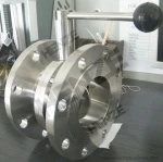 Sanitary SS304 SS316L FF RF Flanged Sanitary Butterfly Valve