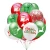 Import Santa Snowman Printed Balloon Merry Christmas Latex Balloons 10pc set from China
