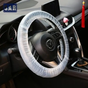 SAR disposable designer plastic car steering wheel cover