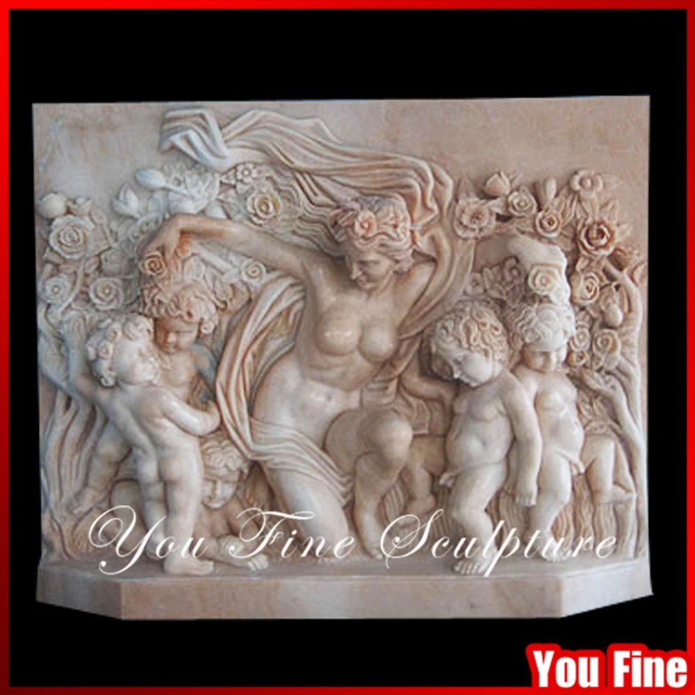 Sculpture Stone Carved Wall Marble Relief Sculpture