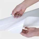 Self adhesive PET soft whiteboard sticker writing bulletin office erase whiteboard plastic film without glue