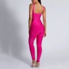 Sexy casual tight bandage two pieces set long pencil pants