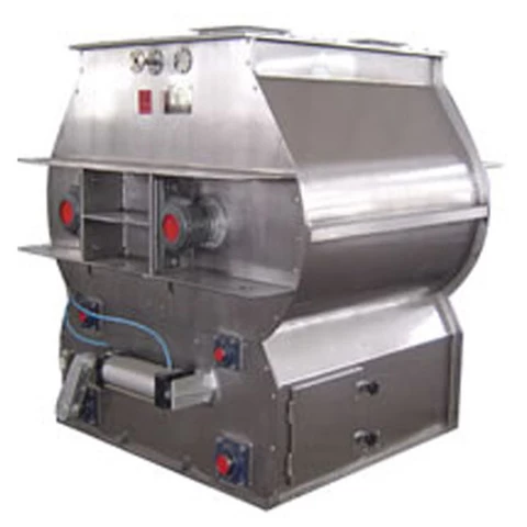 Shaft paddle mixer Single/double shaft paddle mixer Powder mixing machine food pesticide and feed mixing machinery and equipment