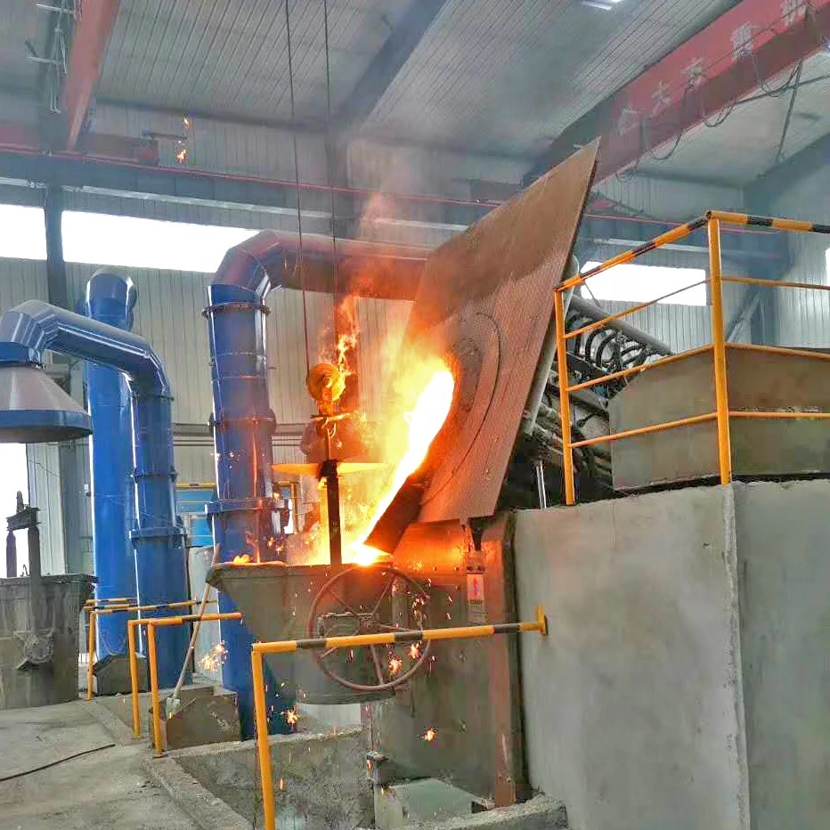 Shennai China Brand metal cast STEEL ingot medium frequency induction scrap iron smelting furnace