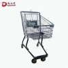 shopping cart with 4 wheels trolley for supermarket and store