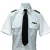 Import short sleeves white airline pilot shirt from China