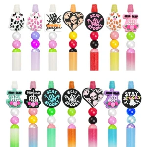 Silicone Beads Wholesale For Pen Making Diy Silicone Focal Beads Make Keychain Lanyard Custom halloween Bead