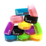 Silicone Decorative Ring RBA RDA Tank Vapeband China Wholesale Protective Ring Vape Accessories E Cig Mod Ring Vape Band
