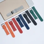 Silicone Rubber Watch Band Waffle Strap 20mm 007 Abalone Small MM Wrist Straps