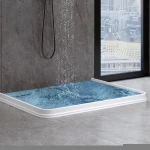 Silicone Sink Water Splash Guard for Kitchen and Bathroom Countertop Shower Dam for Tub Surrounding