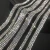 Import Silver Bling Wrap Crystal Ribbon Jewel Strips Diamond Sparkling Bling Ribbons Roll 20mm DIY hotfix Rhinestone Mesh Ribbon Roll from China