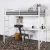 Import Simple and fashion style! Student dormitory Metal Loft Bed with Desk from China