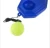 Single tennis training rebound device with rope and string