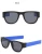 Import Sinle slap bracelet sunglasses custom logo sun glasses clip on cheap folding sunglasses from China