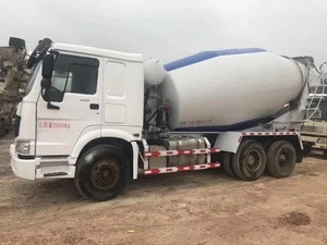 Sinotruk Howo 10 cbm concrete mixer truck used condition Howo 8m3 9m3 10m3 cement truck