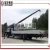 Import Sinotruk HOWO left hand drive 6x4 12 ton knuckle boom truck mounted crane from China