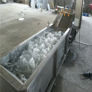 Small air bubble vegetable washer machine / commercial vegetable washer
