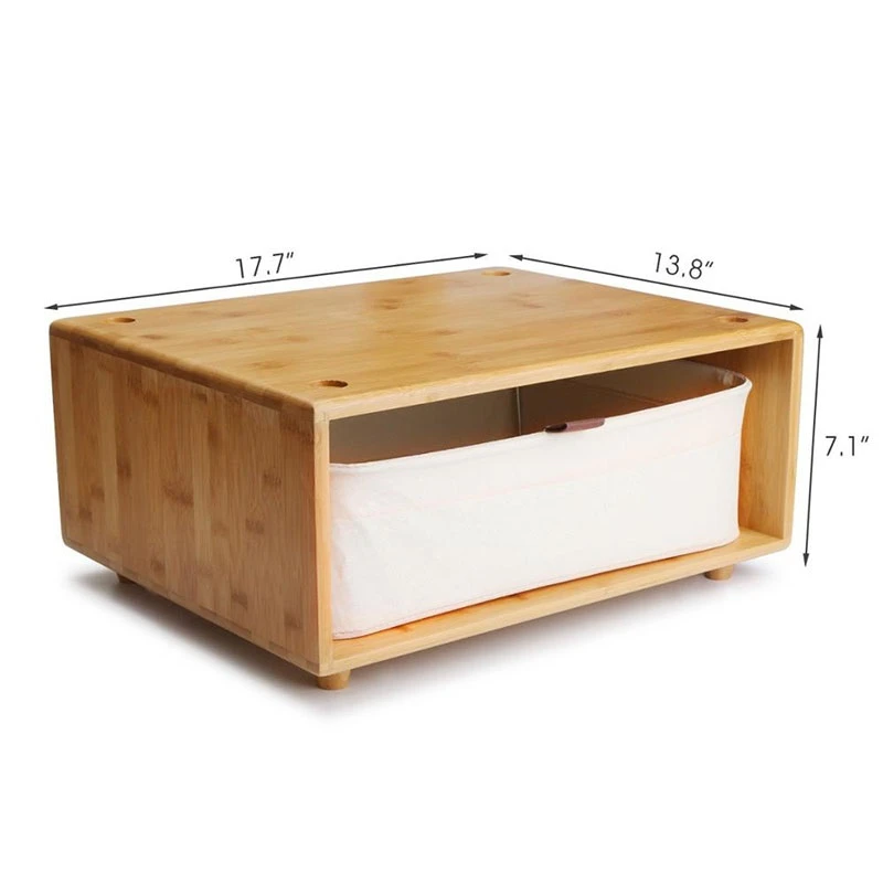 Small bamboo chest of drawers