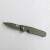 Small folding hunting knife coated gray for outdoors camping  to military survival and Columbia tactical pocket utility knives