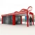Import Smart bus stand stop station galvanized steel bus station waiting chairs from China