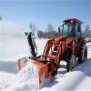 Snow remover machine tools used in farm tractor backside