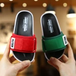 Soft sole non-slip webbing outdoor beach slippers kids slippers