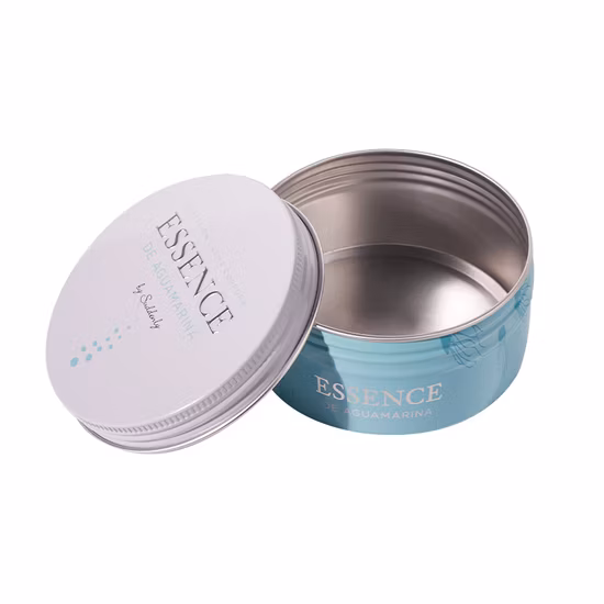Cosmetic Jar Packaging Empty Round Aluminum Metal Cream Tin Jar with Free Sample