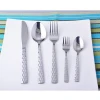 Spoons forks knives stainless steel cutlery set travel flatware set metal jieyang dinnerware